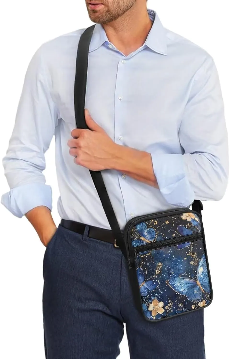 Messenger Bag for Men Lightweight Crossbody Shoulder Bag Shoulder Tote Purse for Women Store Small Items