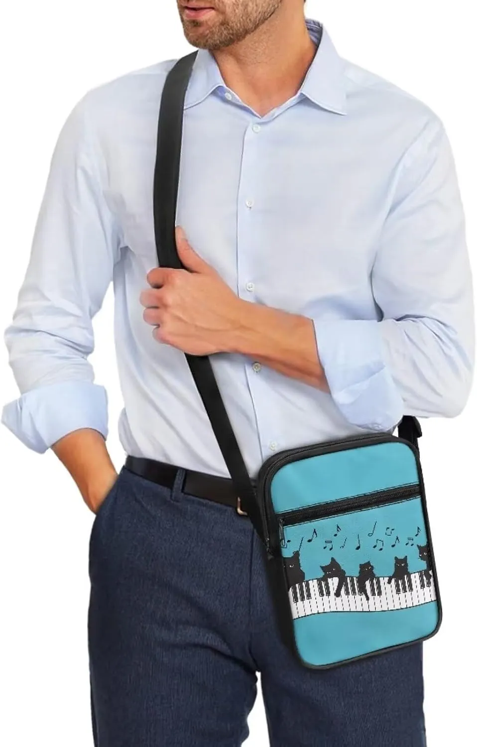 Messenger Bag for Men Lightweight Crossbody Shoulder Bag Shoulder Tote Purse for Women Store Small Items