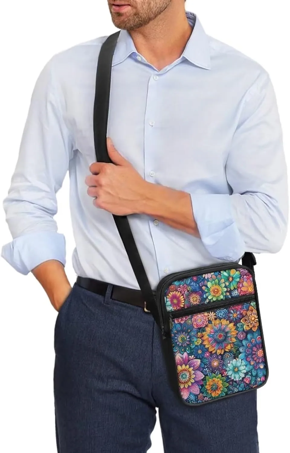 Messenger Bag for Men Lightweight Crossbody Shoulder Bag Shoulder Tote Purse for Women Store Small Items