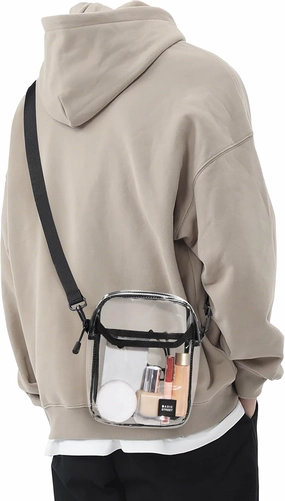 Mini Crossbody Bag Shoulder Bag for Men, Small Messenger Satchel Bag for Women