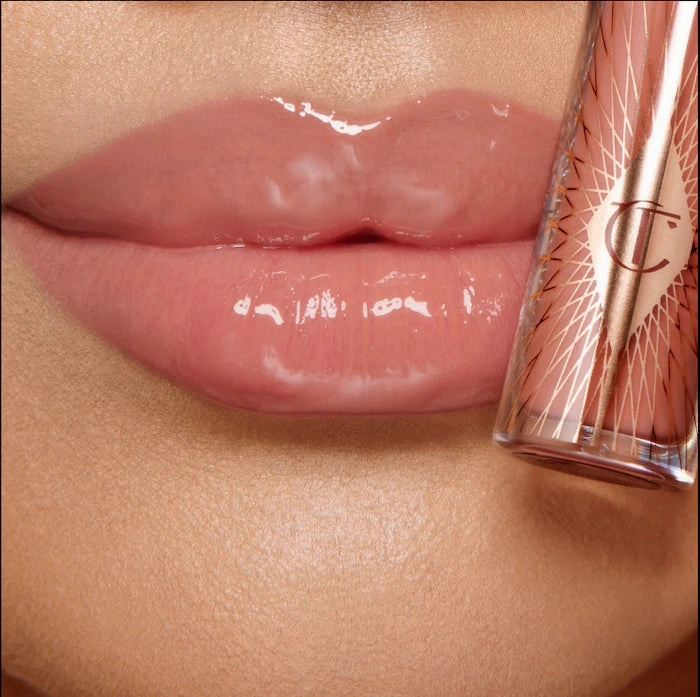 Mini Glossy Pink Lip Gloss   Lip Liner Set