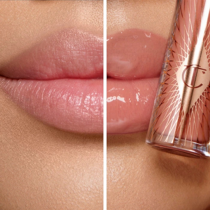 Mini Glossy Pink Lip Gloss   Lip Liner Set