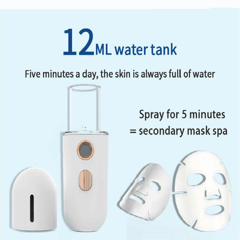 Mini steamer facial moisturizer