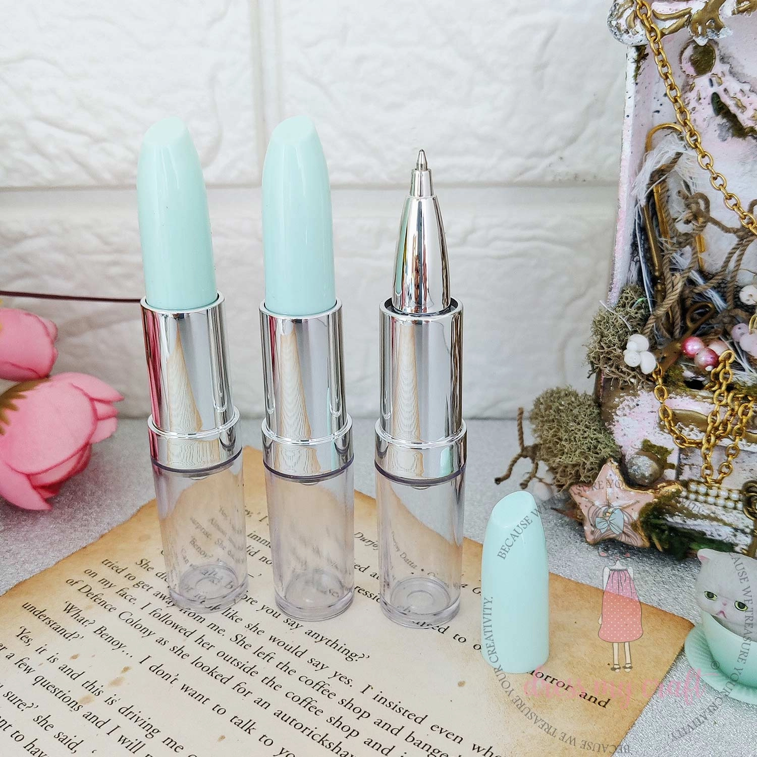 Mint Green - DIY Lipstick Pen