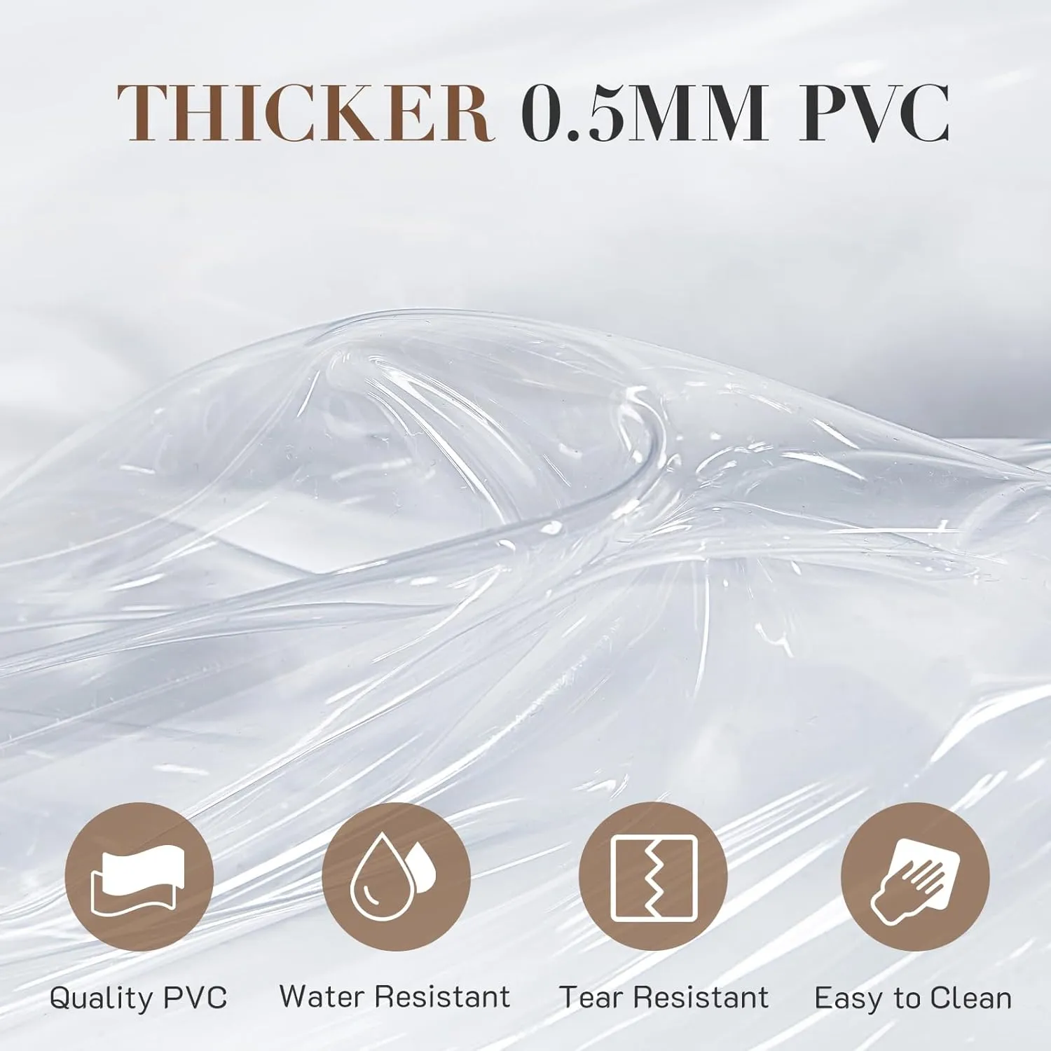 Missnine Clear Backpack Stadium Approved, Thick PVC Mini Clear Bag with Leather Trim for Sports Event, Concert, Festival, White