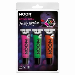 Moon Glow Intense Neon UV Fruity Lipgloss M37081 Costume Make Up