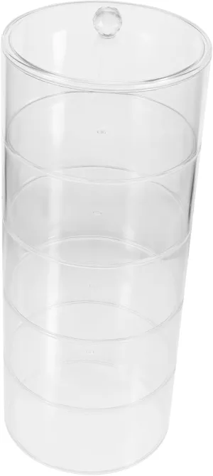 Multi Layer Acrylic Storage Box for Watches Jewelry Rings Transparent Stackable Display Organizer Case for Accessories Decor Efficient Storage