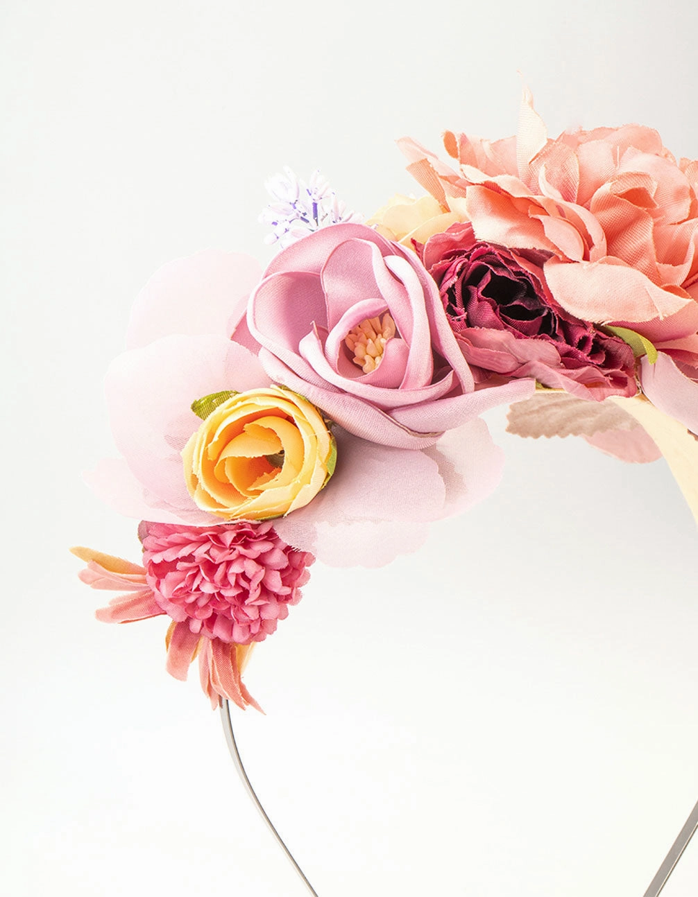 Multicoloured Flower Fabric Headband