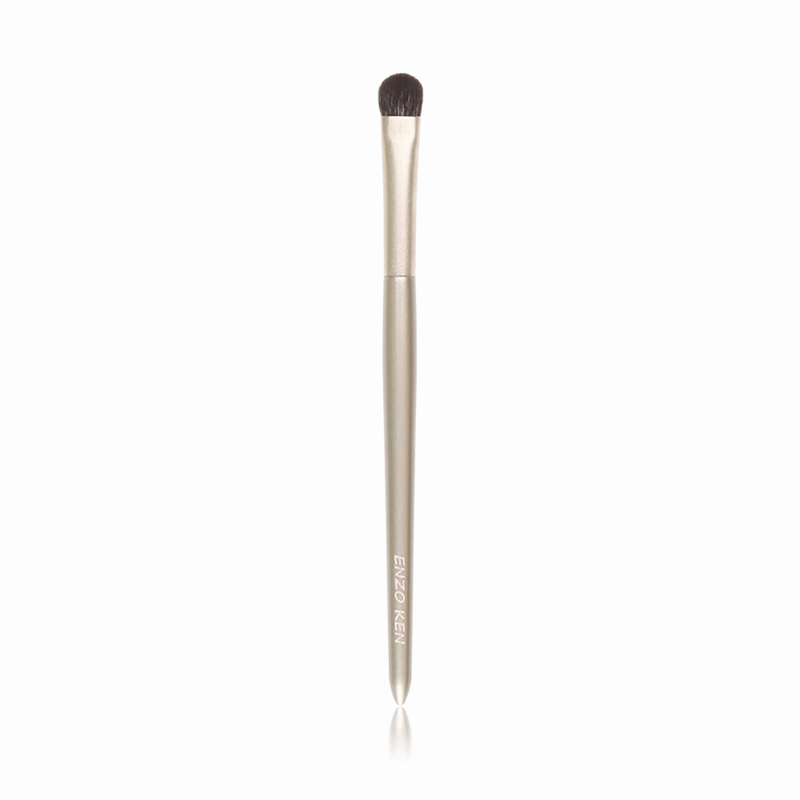 Natural Goat Hair Eye Shadow Brush by ENZO KEN, Large Smudge Eyeshadow Brush, Shader Eye Shadow Brush, Eye Shader Brush, Single Eyeshadow Brush, Eye Brushes, Eyeshadow Blending Brush. (Gold, E203L)