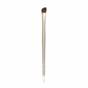 Natural Pony Hair Eye Shadow Brush by ENZO KEN, Small Nose Contour Brush, Angled Eyeshadow Brush, Angled Eye Shadow Brush, Single Eyeshadow Brush, Eye Brushes, Eyeshadow Blending Brush. (Gold, E202)