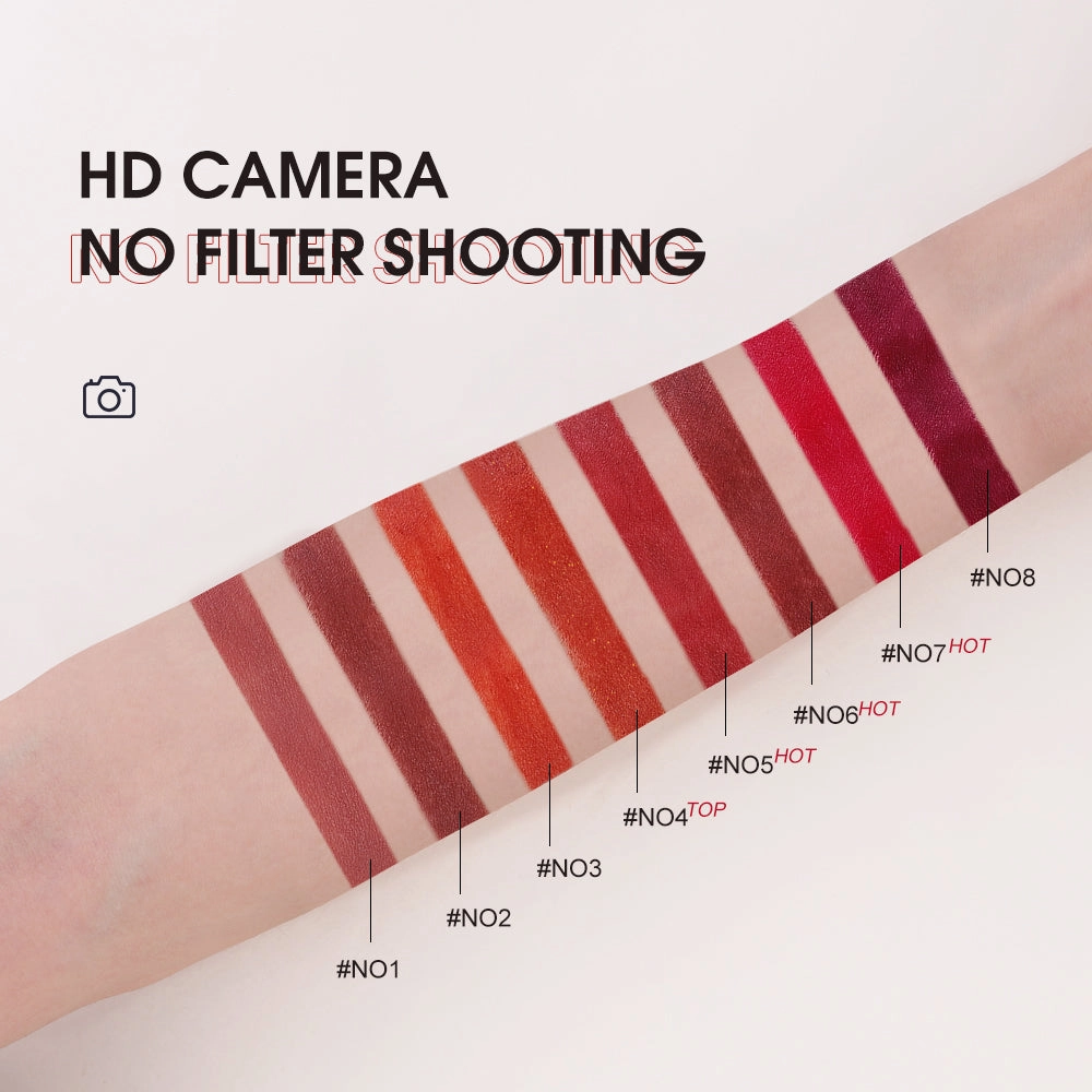 O.TWO.O 2021 New Arrival Wholesale Long Lasting Velvet Matte lipstick thin tube Lipstick High Saturation Lipstick