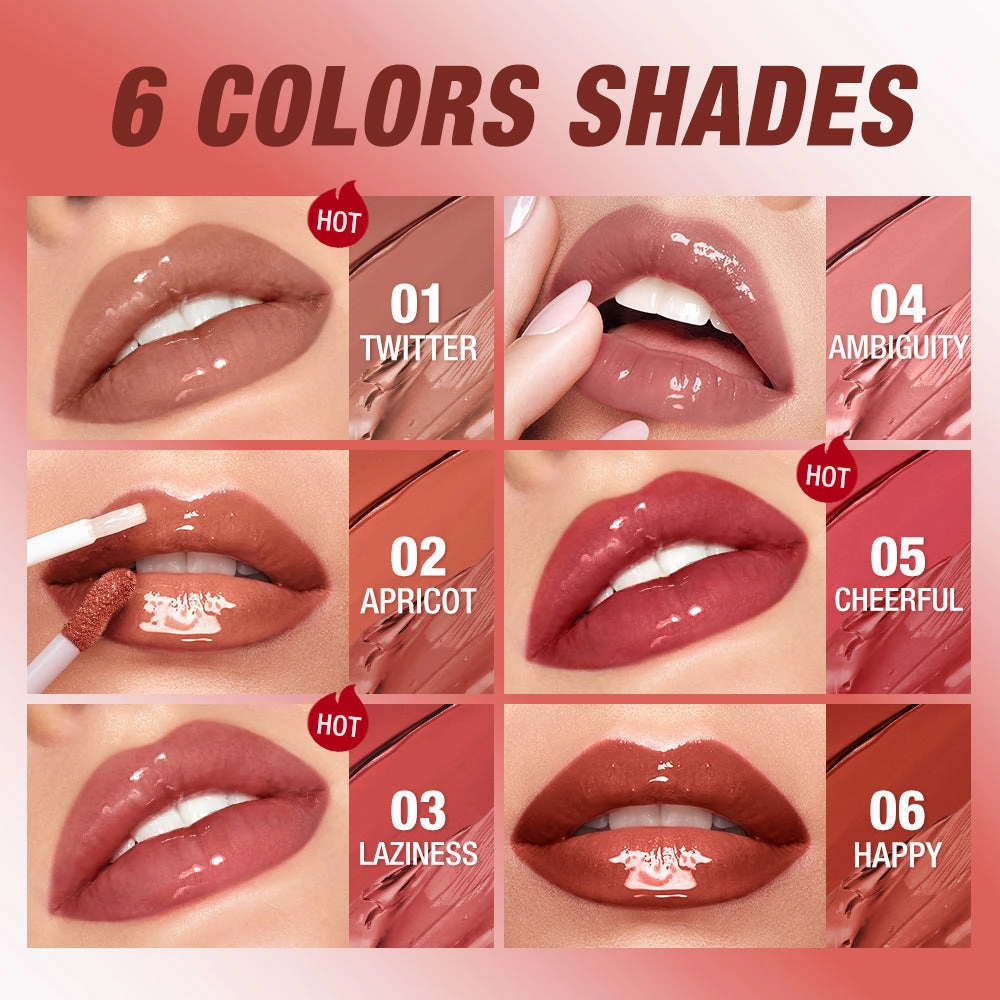 O.TWO.O 2 IN 1 Matte Long Wear Lip Gloss Clear Moisturizing Lip Oil Wholesale Supplier
