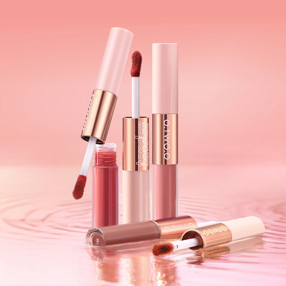 O.TWO.O 2 IN 1 Matte Long Wear Lip Gloss Clear Moisturizing Lip Oil Wholesale Supplier