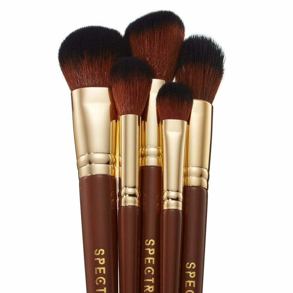 Pantherine 5 Piece Face Makeup Brush Set