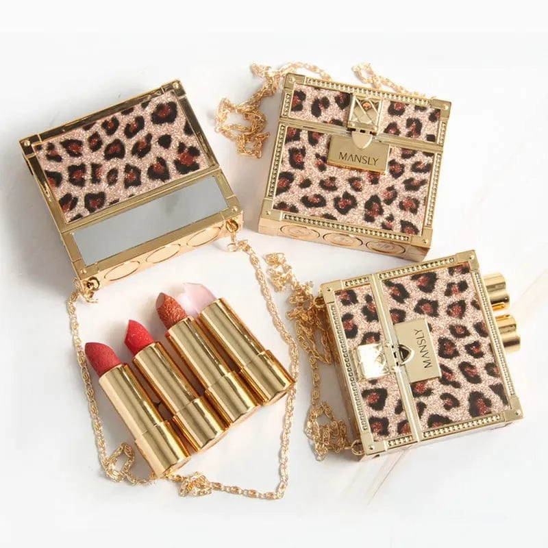 Private labels Glitter Bag Lipstick Matte Moisturizing Velvet lasting Temperature change Lip balm 3pcs in bag Fashion Makeup