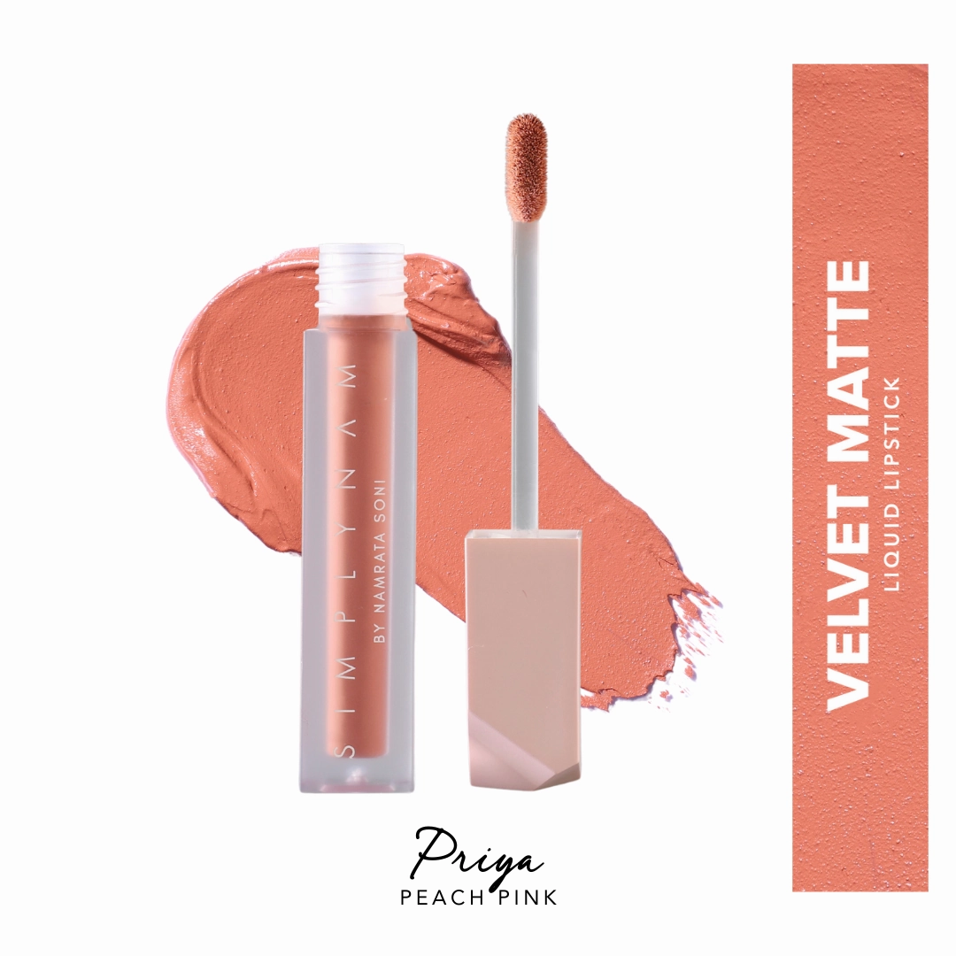 Priya - Peach Pink Velvet Matte Liquid Lipstick