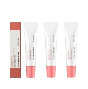 Protective Lip Balm, Sunscreen Lip Balm Suitable For Dry And Sensitive Lips, Contains Moisturizing Ingredients Of Hyaluronic Acid And Vitamin E.(3Count (Pack of 3))