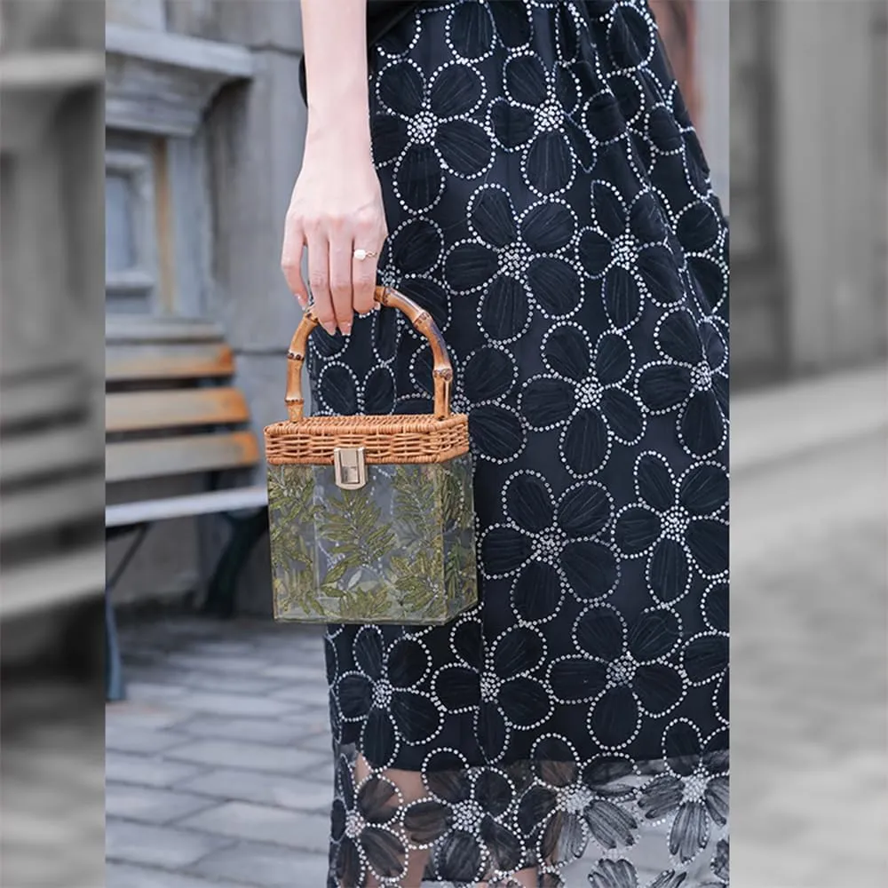 Purses for Women Acrylic Purses for Women Transparent Small Purses Women Evening Handbags for Shopping Travel Commute