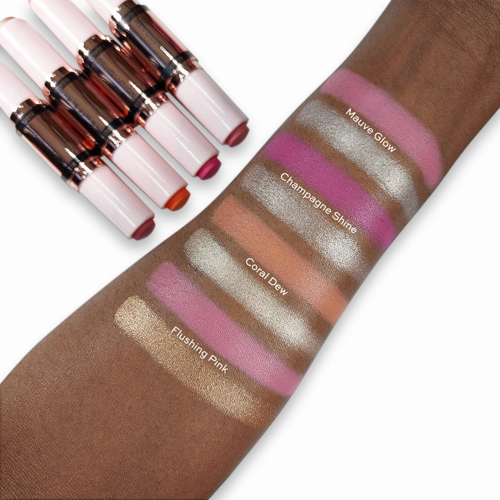 Revolution Blush & Highlight Stick Champagne Shine 8.6g