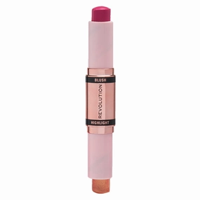 Revolution Blush & Highlight Stick Champagne Shine 8.6g