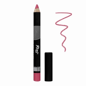 Rivaj UK The Color Art Long Lasting Waterproof Lipstick Pencil, 34 Crimson