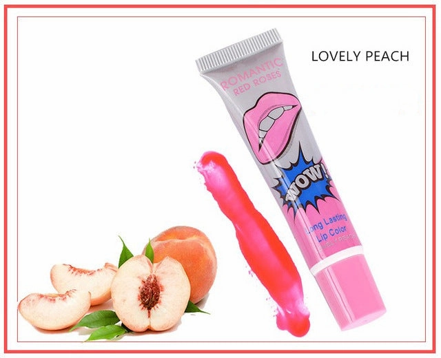Romantic Bear 6 Color Waterproof Liquid Lipstick Beauty Red Wow Makeup Matte Lip Gloss Impermeavel lip gloss Cosmetics