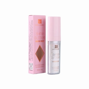 Rose Berry Shine Glitter Loose Dust Highlight For Body & Face - 10g