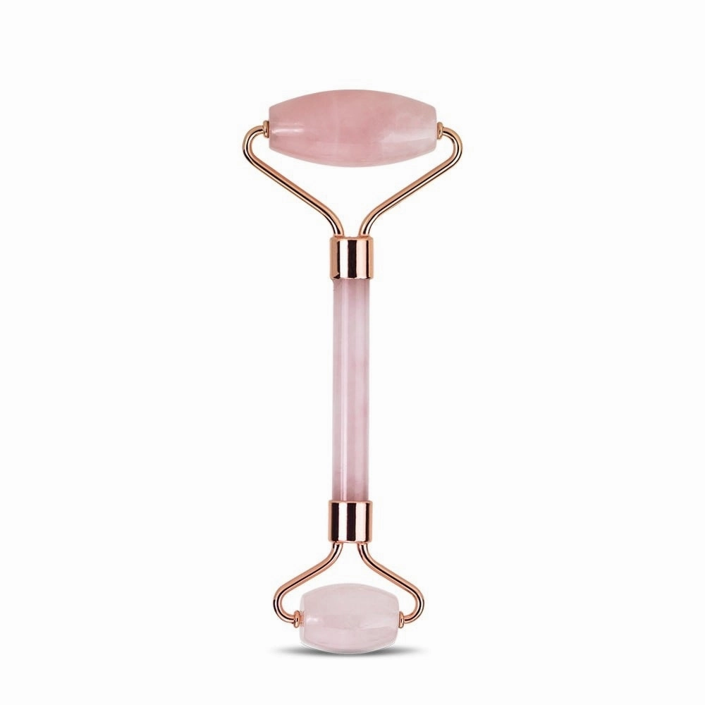 rose quartz face roller
