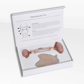 Rose Quartz Face Roller & Gua Sha