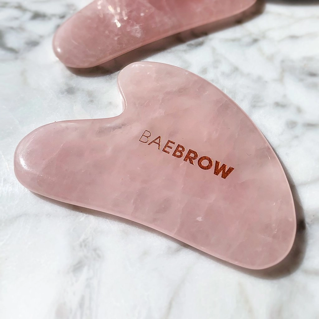 Rose Quartz Gua Sha Sculpt Tool
