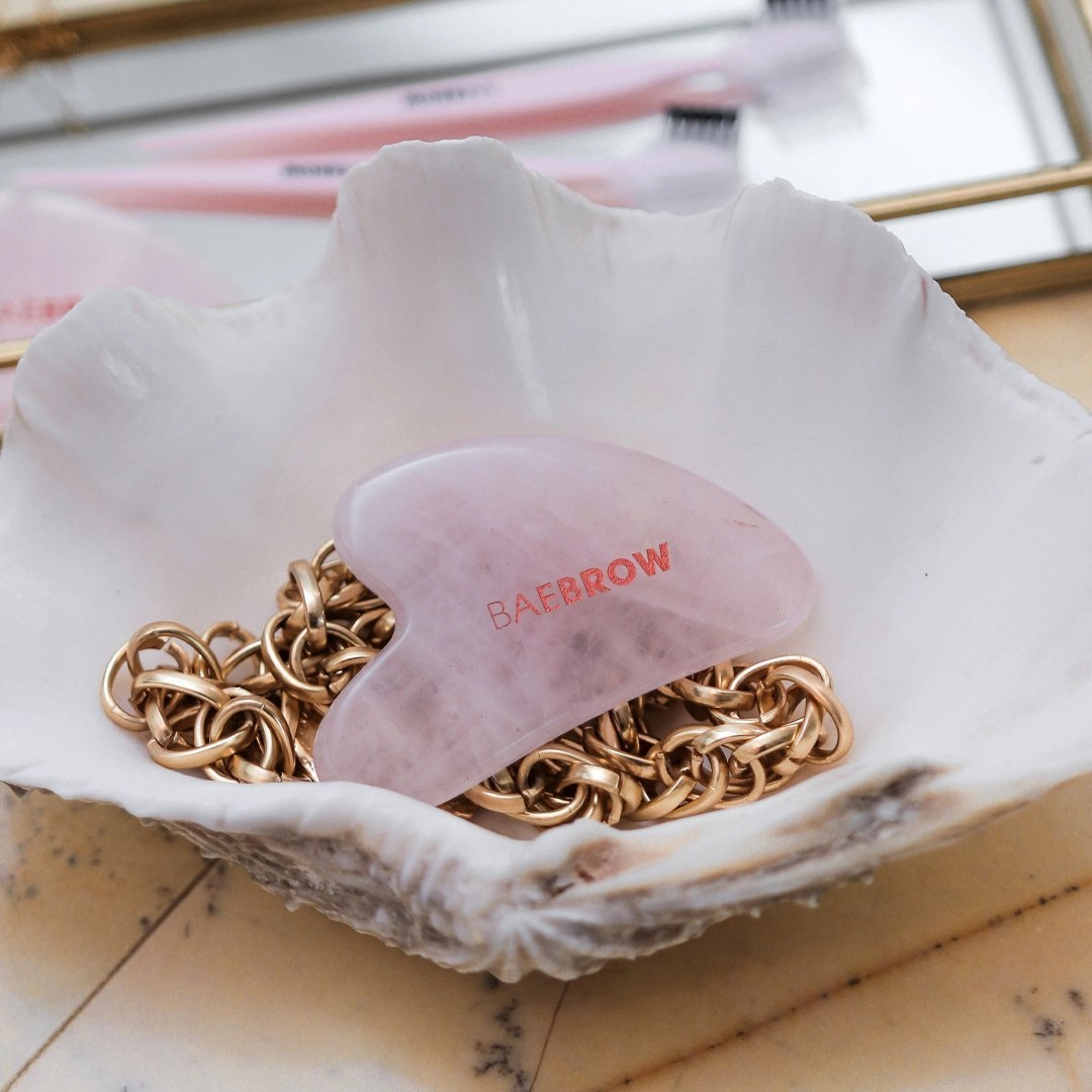 Rose Quartz Gua Sha Sculpt Tool