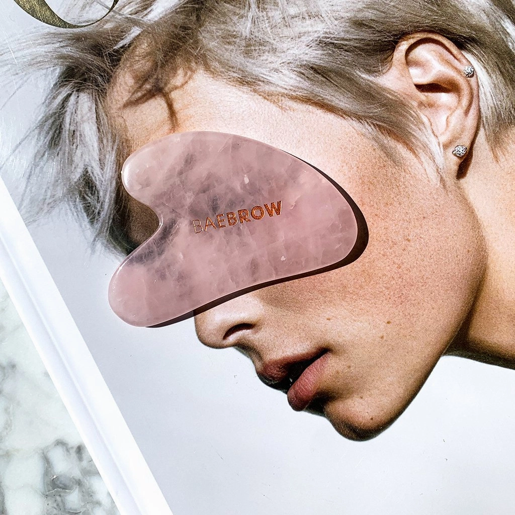 Rose Quartz Gua Sha Sculpt Tool