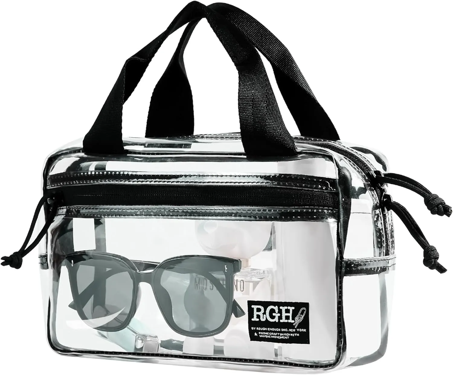 Rough Enough Clear Stadium Bag Handbag for Women Event Concert Sport Fans Fashion Cute Stylish