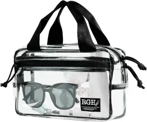 Rough Enough Clear Stadium Bag Handbag for Women Event Concert Sport Fans Fashion Cute Stylish