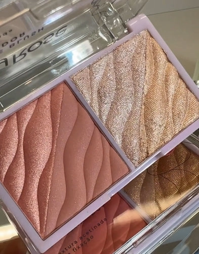 Ruby rose blush&highlighter palette Hb-7533