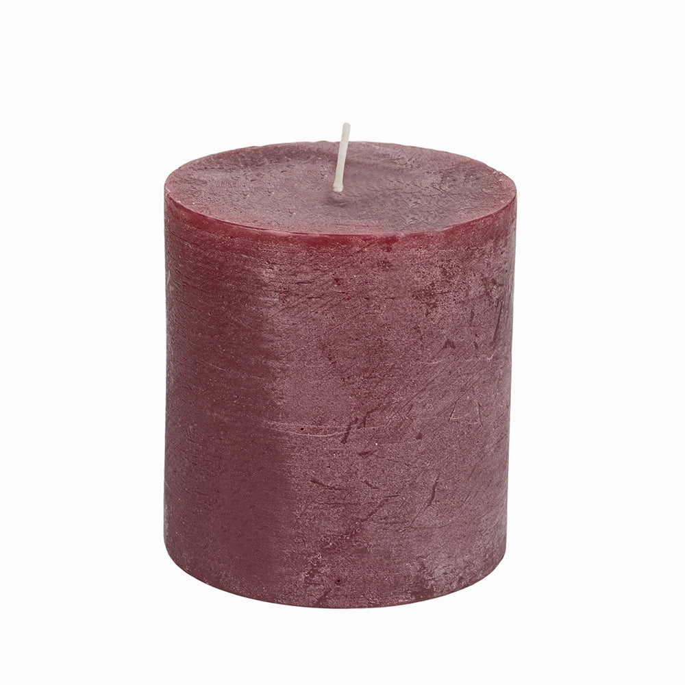Rustic Pillar candle