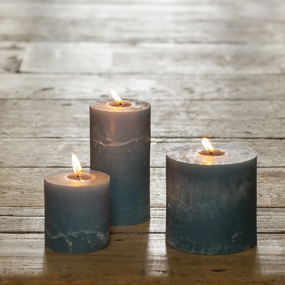 Rustic Pillar candle