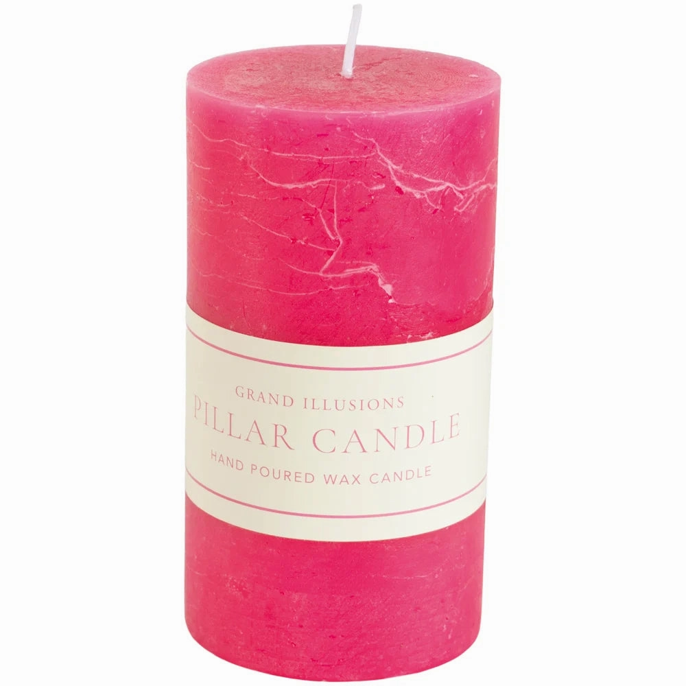 Rustic Pillar candle
