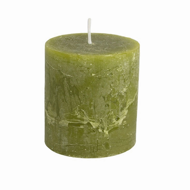 Rustic Pillar candle