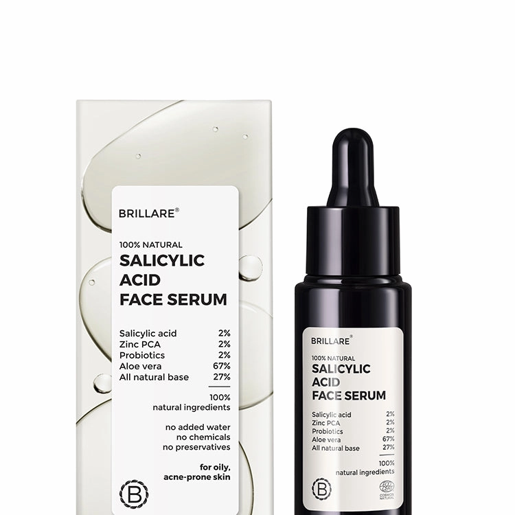 Salicylic Acid Face Wash & face serum & Body Wash & Body Lotion with Jade Roller & Pink Pouch Combo