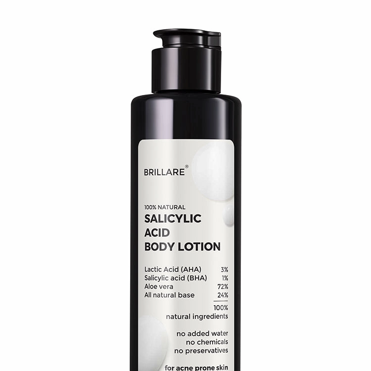 Salicylic Acid Face Wash & face serum & Body Wash & Body Lotion with Jade Roller & Pink Pouch Combo