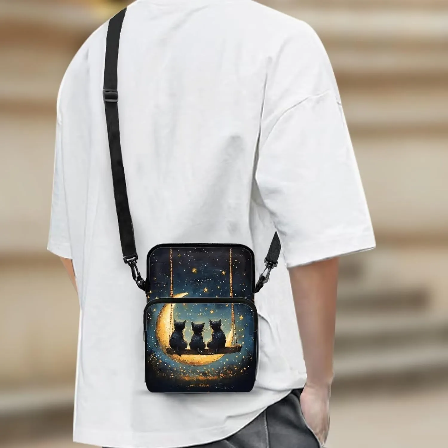 Small Small Messenger for Women Men Crossbody Bags Handbags Purses Fanny Pack Wallet Bag Coin Purse Backpack