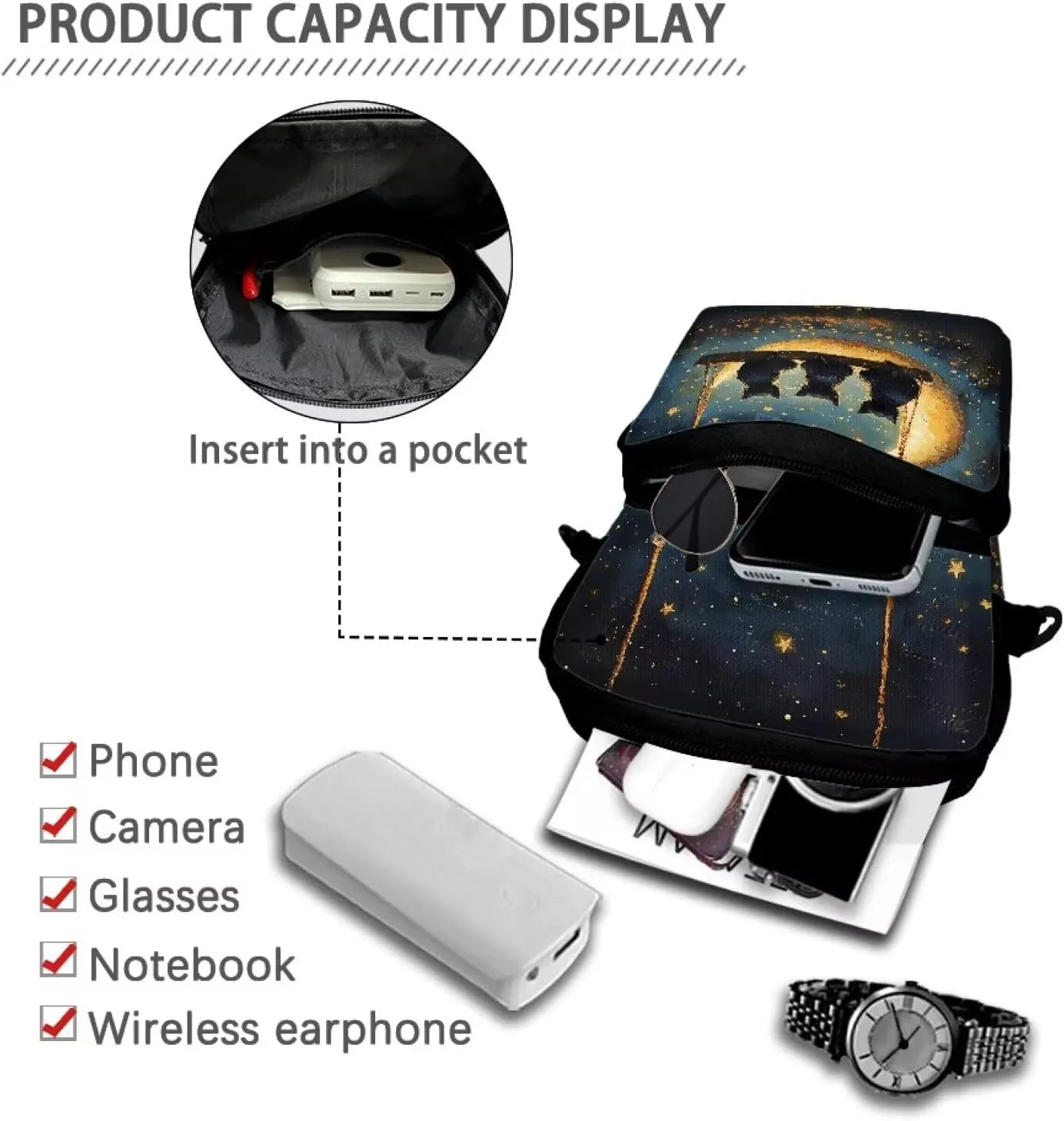 Small Small Messenger for Women Men Crossbody Bags Handbags Purses Fanny Pack Wallet Bag Coin Purse Backpack
