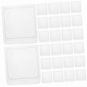 SMASOLO 40pcs DIY Blush Highlighter Palette Refillable Makeup Container for Custom Cosmetics Transparent Cosmetic Tray for Creative Makeup Projects