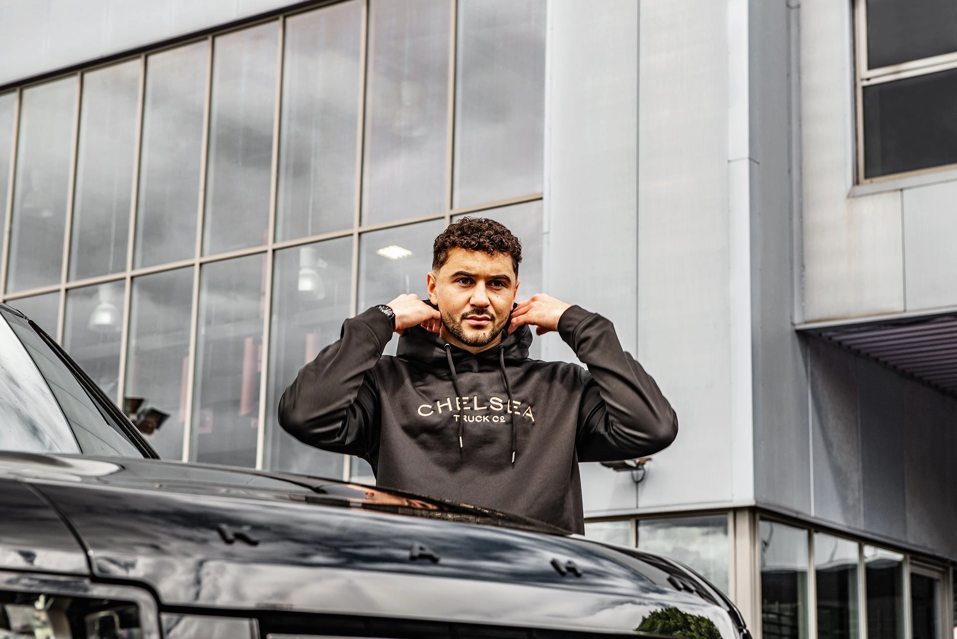 Special Edition Chelsea Truck Co Black with Gold Embroidery Hoodie