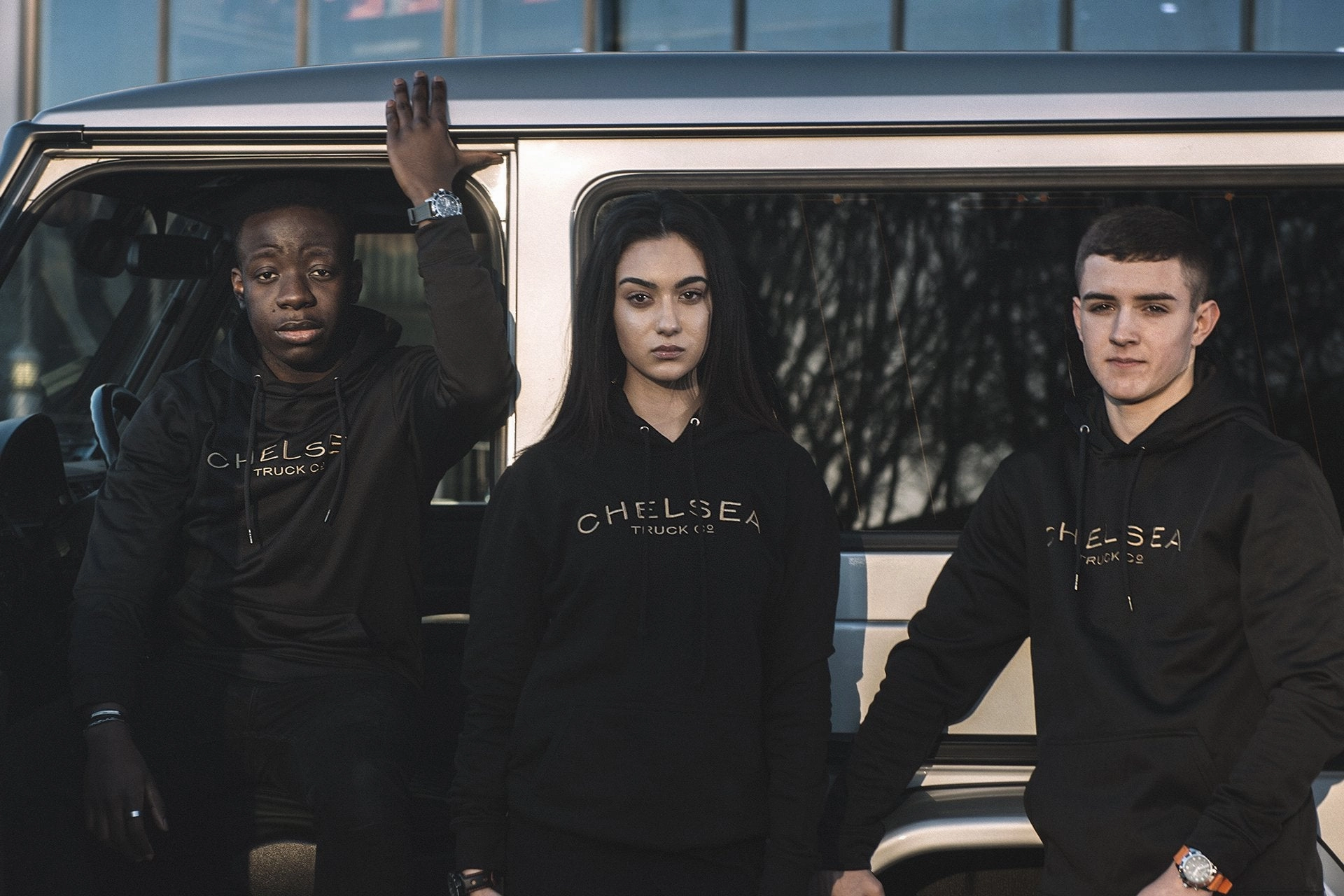 Special Edition Chelsea Truck Co Black with Gold Embroidery Hoodie