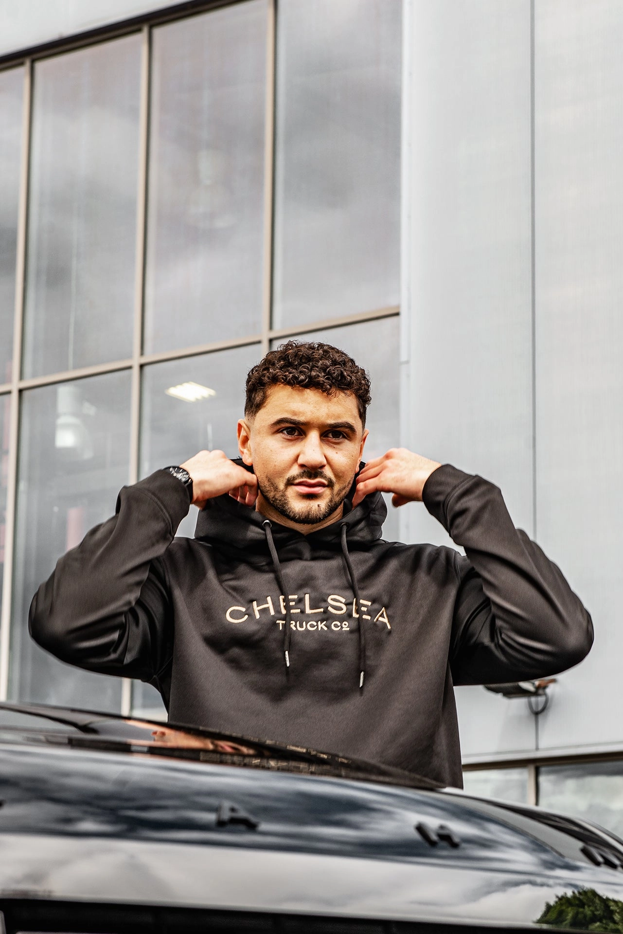 Special Edition Chelsea Truck Co Black with Gold Embroidery Hoodie