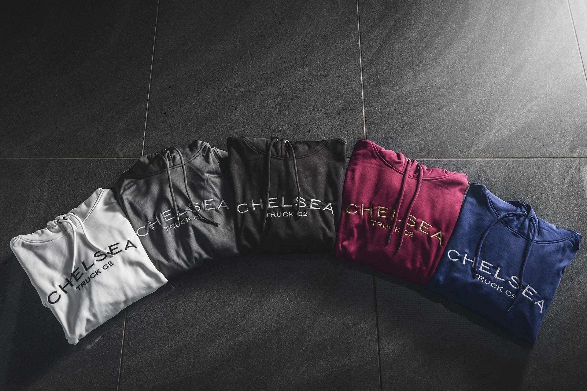 Special Edition Chelsea Truck Co Hoodie - Red with Gold Embroidery