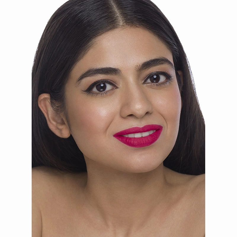 SUGAR Matte Attack Transferproof Lipstick - 01 Bold Play (Cardinal Pink) (2g)