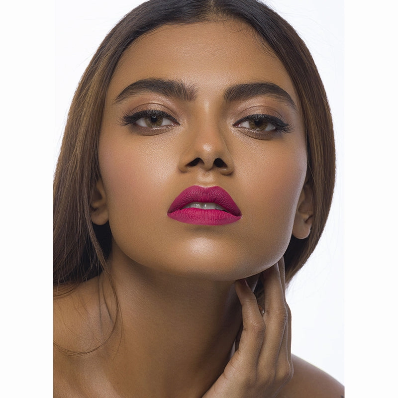 SUGAR Matte Attack Transferproof Lipstick - 01 Bold Play (Cardinal Pink) (2g)